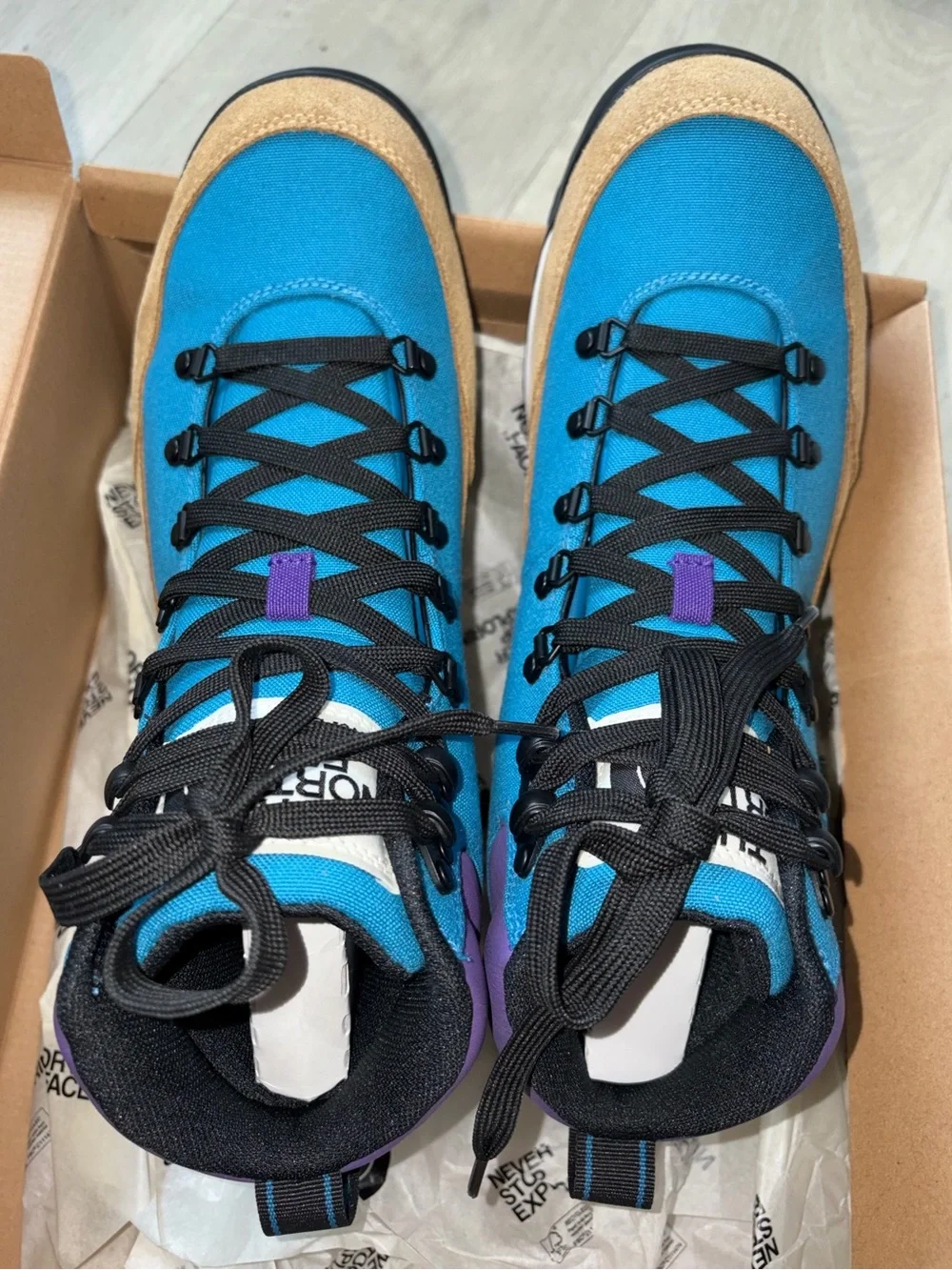 The North Face Back-To-Berkeley IV Textile Waterproof Dusk Blue/TNF Black 10.5 M